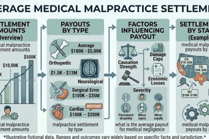 average medical malpractice settlement