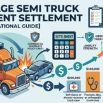 Average-semitruck-accident-settlement