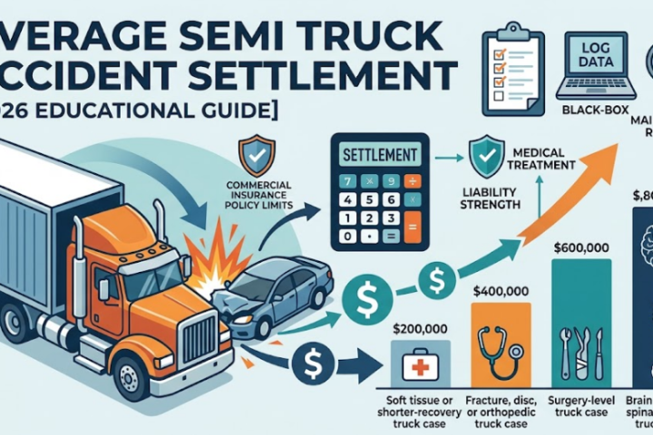 Average-semitruck-accident-settlement
