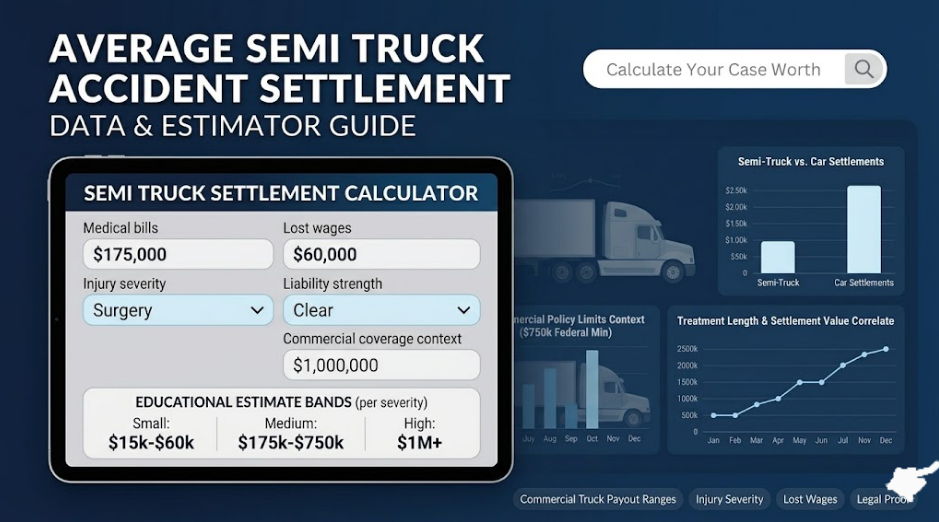 Semi Truck Accident Settlement Calculator